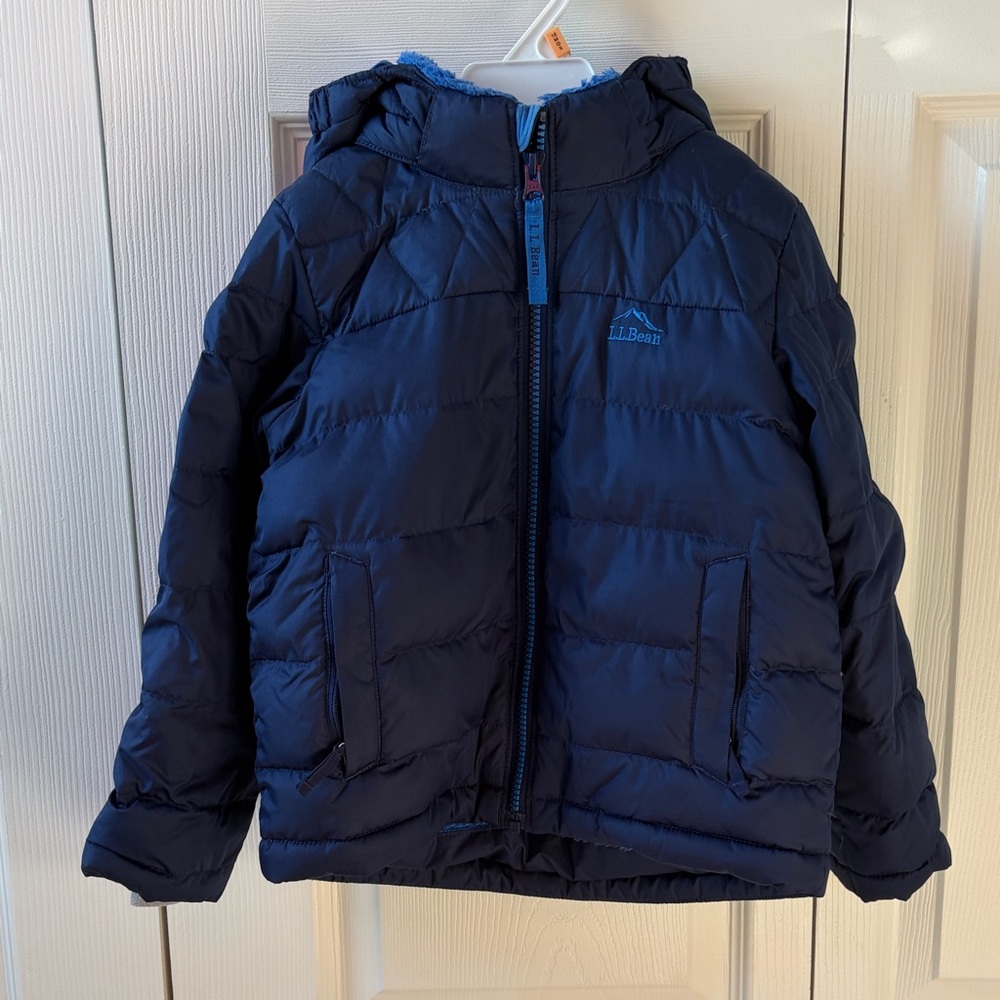 L.L. Bean Kids Dark Blue Puffer Jacket